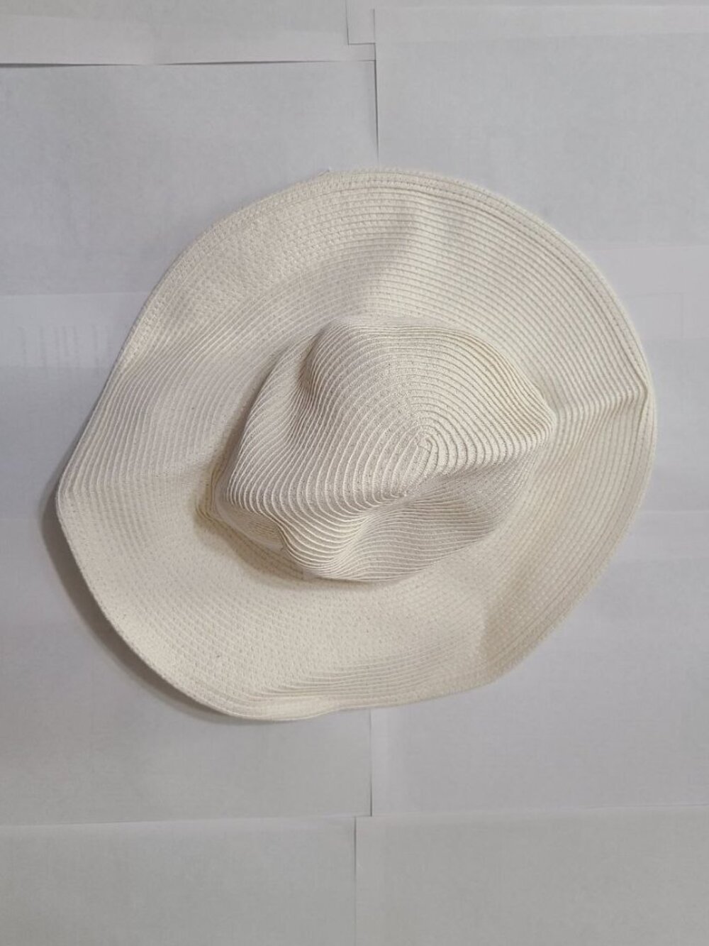 Woven Wide‑Brim Sun Hat
